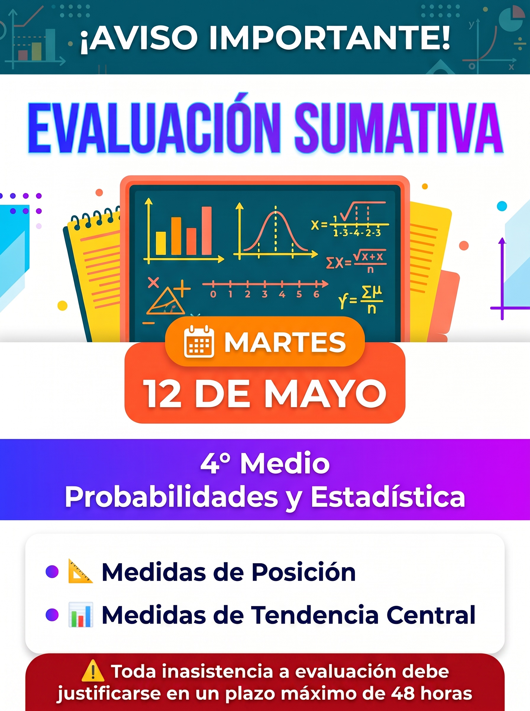 afiche evaluacion 4medio Probabilid