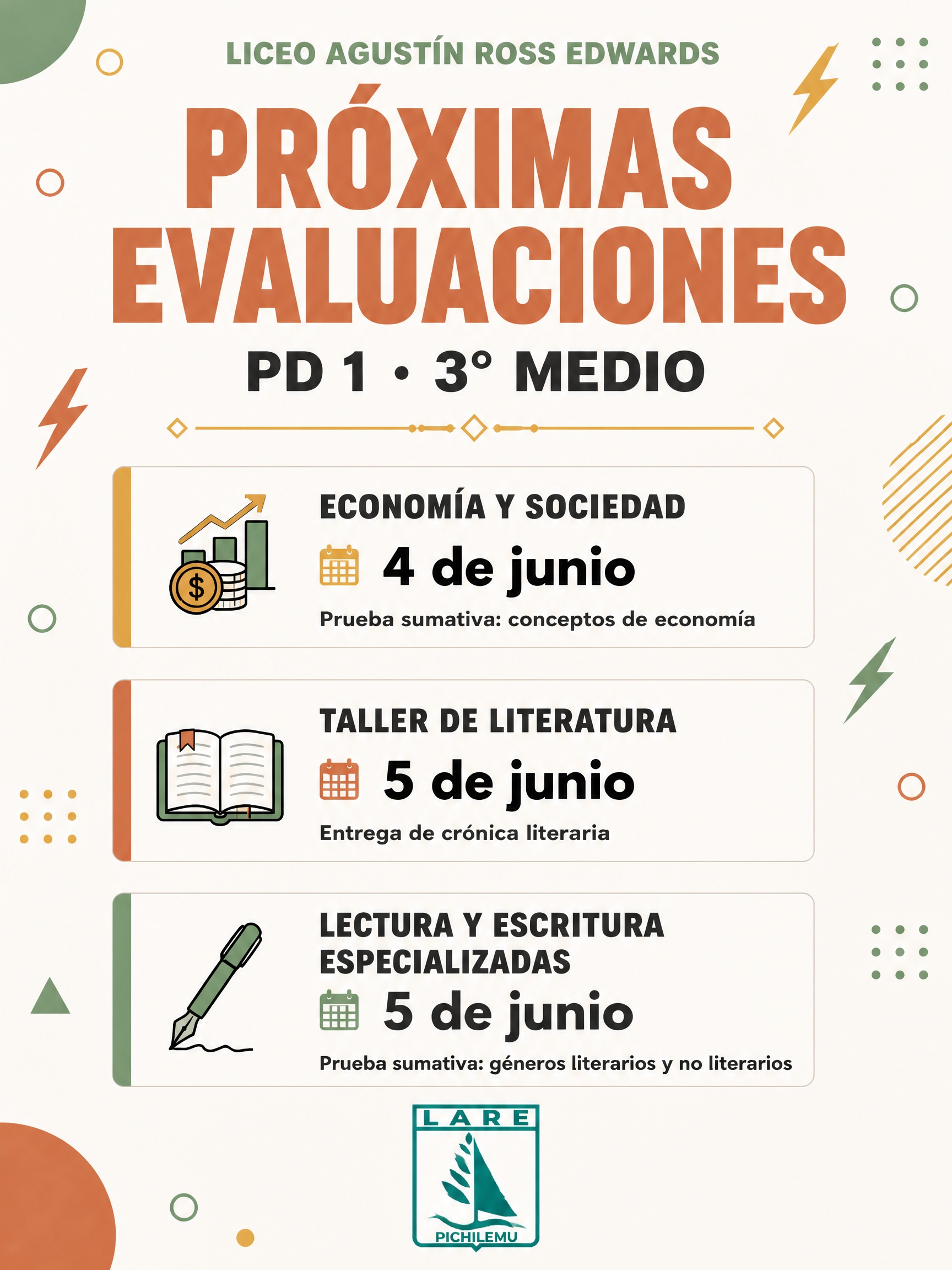 evaluaciones pd1 3medio v2 2